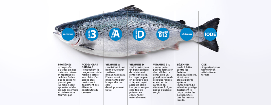 Quelle est la teneur en oméga-3 du saumon d'élevage ?